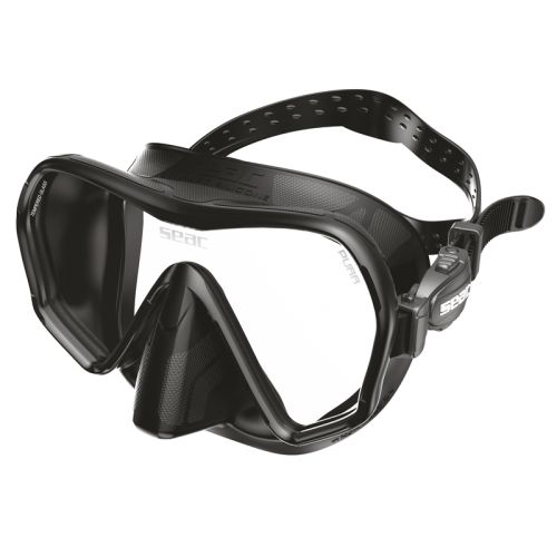 Маска для дайвінгу Seac PURA ANTIFOG BLACK чорна силікон чорний