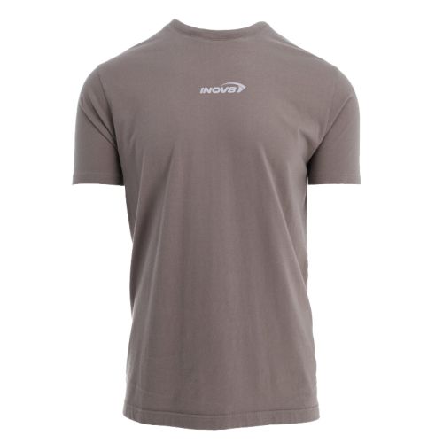 Футболка для бігу INOV-8 T-Shirt Conto чоловіча коричневий з принтом Inov