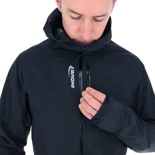 Куртка мембранна для бігу Inov-8 Stormshell V2 чоловіча чорний