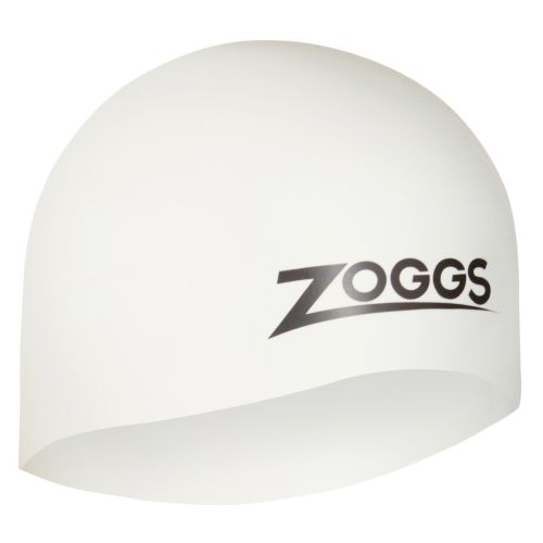 Шапочка для плавання Zoggs Easy-fit Silicone Cap біла