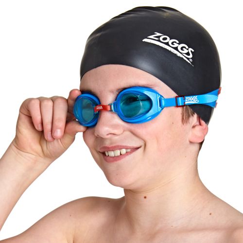Окуляри для плавання дитячі Zoggs Ripper Jnr 6-14 років блакитно-червоні