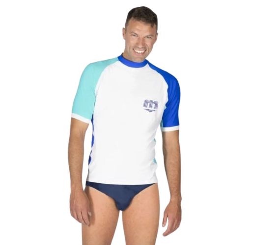 Футболка сонцезахисна Mares Rashguard SHIELD чоловіча біла