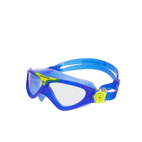 Окуляри для плавання Aquasphere Vista Junior 6+ синьо-жовті лінзи прозорі