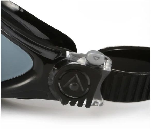 Окуляри для плавання Aqua Sphere Kayenne Compact чорно-срібний, темні лінзи