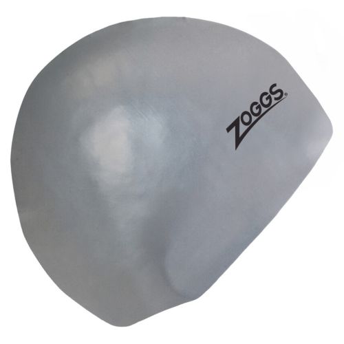 Шапочка для плавання Zoggs Latex Cap сіра