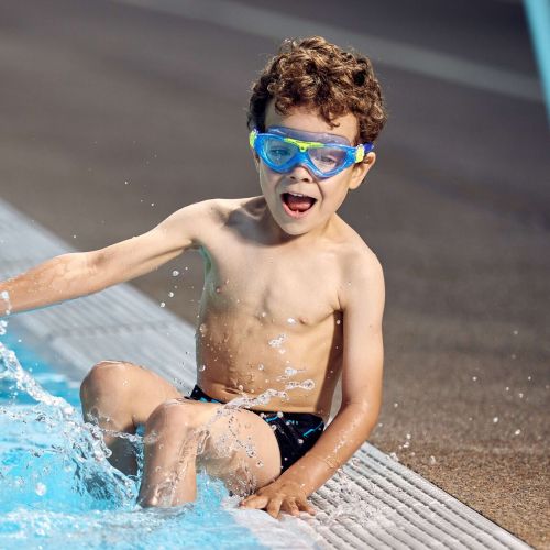Окуляри для плавання Aquasphere Vista Junior 6+ синьо-жовті лінзи прозорі
