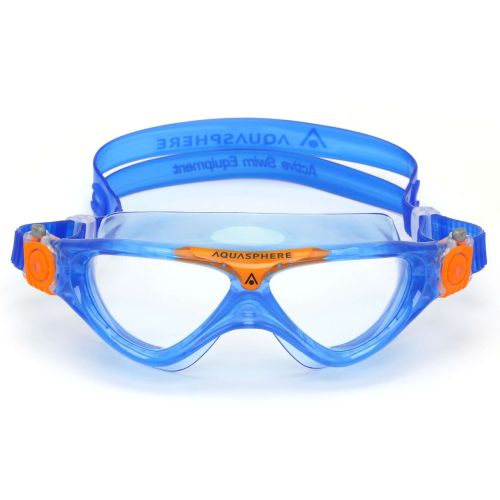 Окуляри для плавання Aquasphere Vista Junior 6+синьо-помаранчеві лінзи прозорі