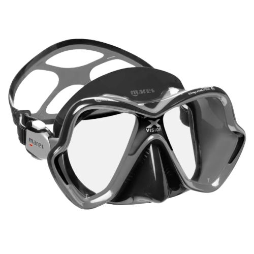Маска для дайвінгу Mares X-Vision Ultra чорно-сіра
