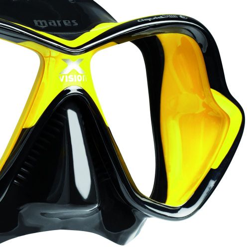 Маска для дайвінгу Mares X-Vision Ultra чорно-жовтий