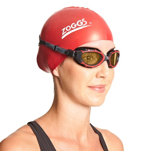 Окуляри для плавання Zoggs Predator Flex Polarized Ultra чорно-червоні S