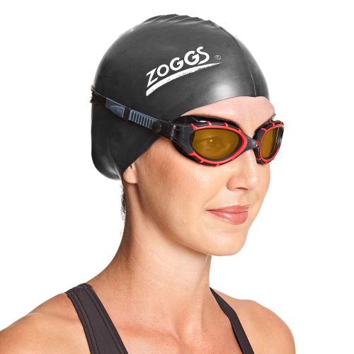 Окуляри для плавання Zoggs Predator Flex Polarized Ultra чорно-червоні S
