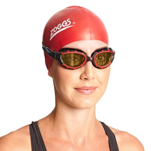 Окуляри для плавання Zoggs Predator Flex Polarized Ultra чорно-червоні S