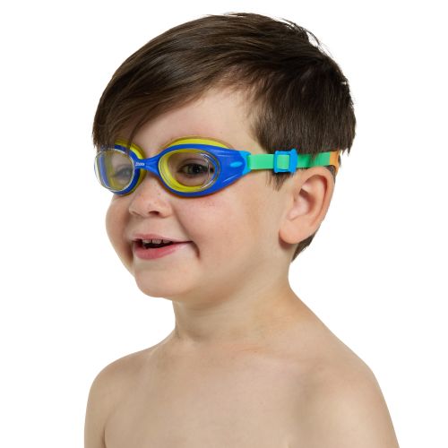 Окуляри для плавання дитячі Zoggs Little Sonic Air 0-6 років блакитно-жовтий