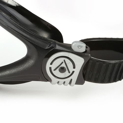 Окуляри для плавання Aquasphere KAYENNE чорно-срібні, лінзи прозорі