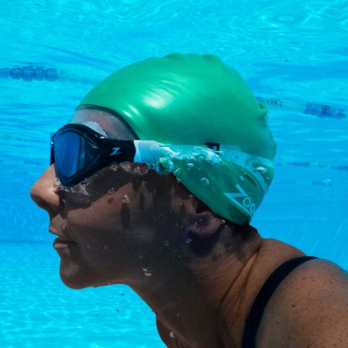 Окуляри для плавання Zoggs Horizon Flex Mask прозоро чорні, лінзи темні