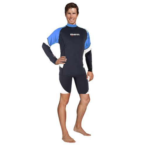 Реглан сонцезахисний Mares Rash Guard Loose Fit чоловічий чорно-фіолетовий