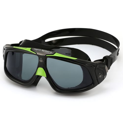Окуляри для плавання Aquasphere SEAL 2.0 чорно-зелені лінзи темні