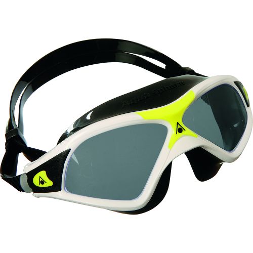Окуляри для плавання Aquasphere SEAL XP 2 біло-жовті лінзи темні