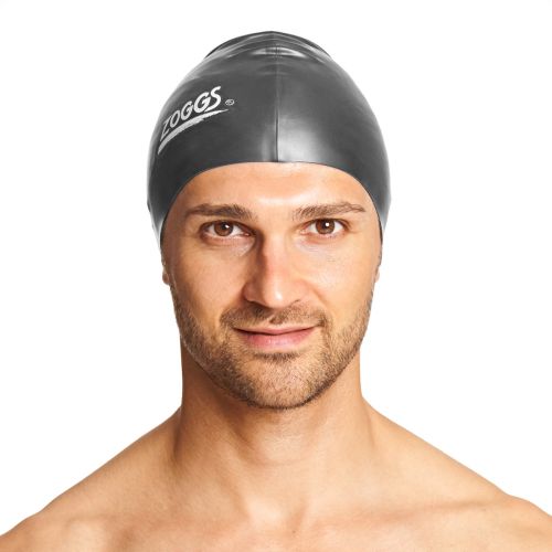 Шапочка для плавання Zoggs Silicone Cap чорний