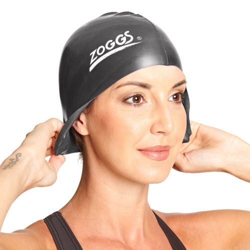 Шапочка для плавання Zoggs Silicone Cap чорний