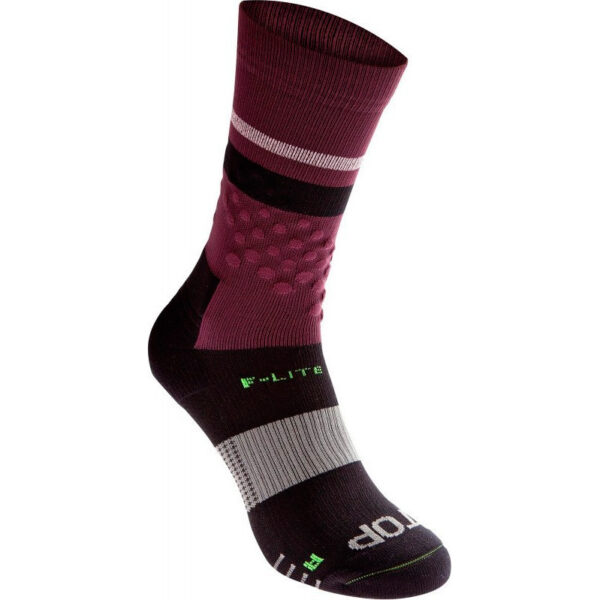 Носки для бега, фитнесса и кроссфита INOV-8 F-Lite Crew Sock Purple/Black высокие